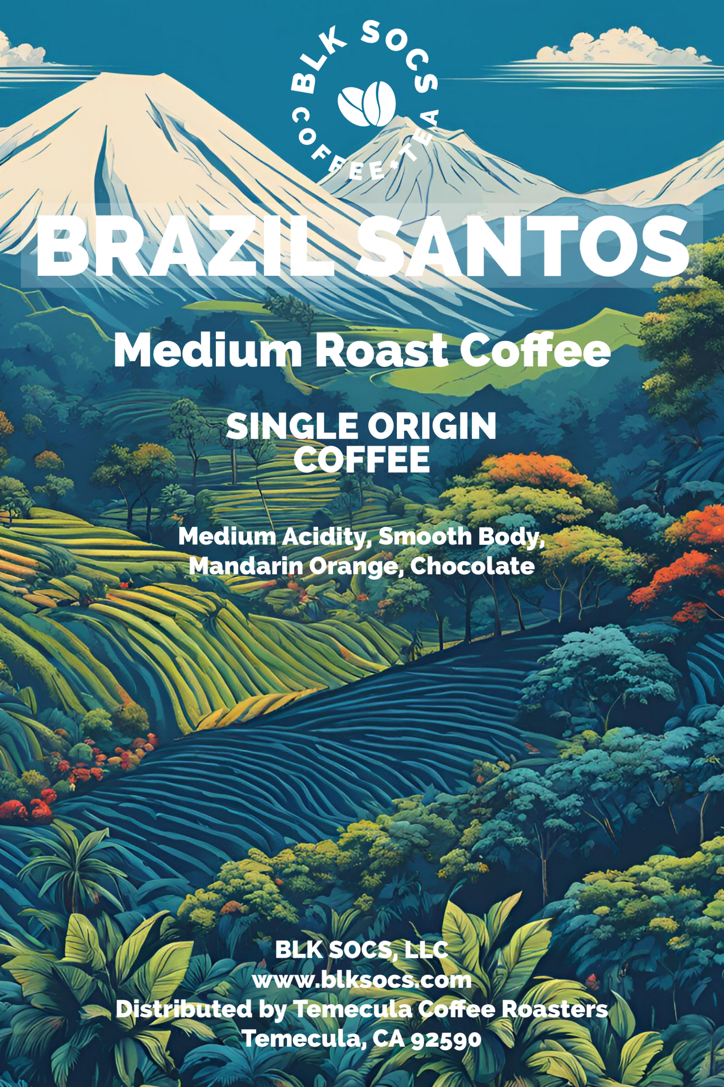 BLK SOCS Brazil Santos - 2OZ_42CT FRAC PACK CASE