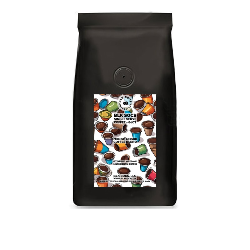 BLK SOCS Single Serve Coffee Pods - 60ct