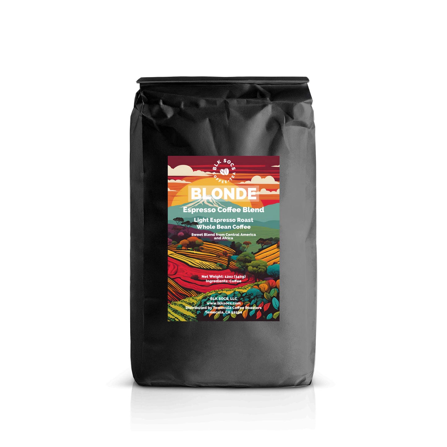 BLK SOCS Blonde Espresso Roast - Whole Bean 12oz
