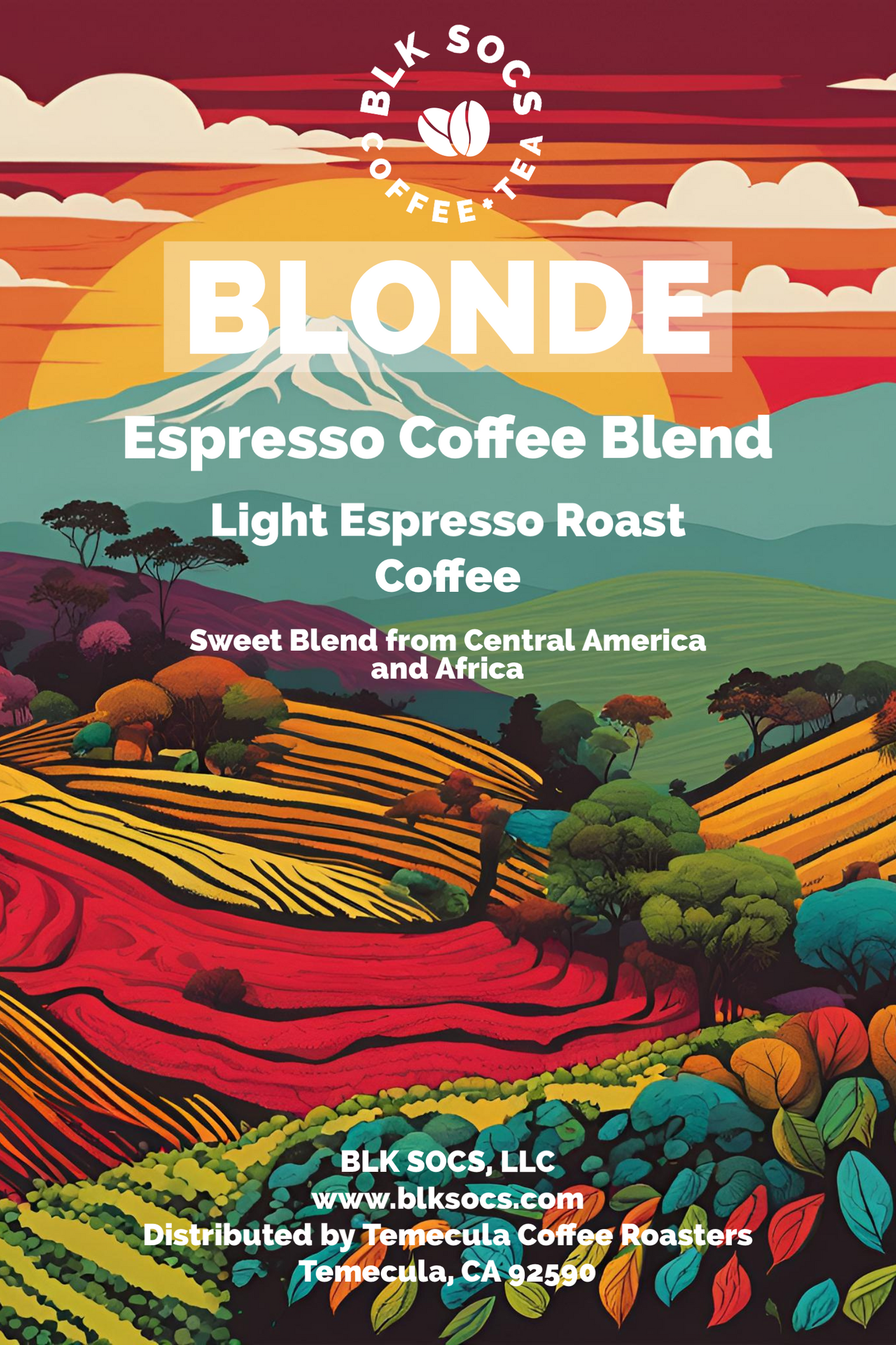 BLK SOCS Blonde Expresso Coffee Blend - Alternative Size/Grind