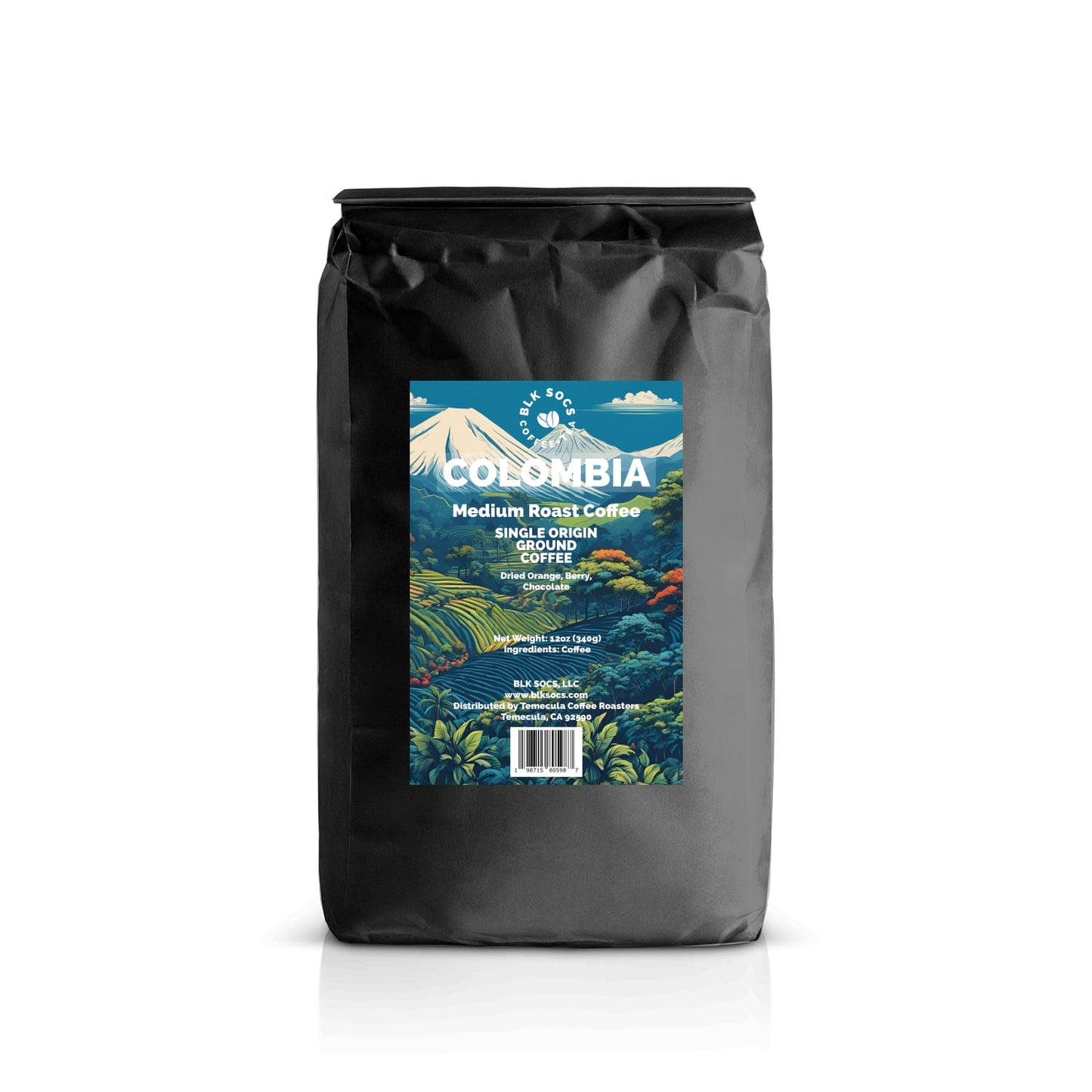 BLK SOCS Colombia - Ground 12oz